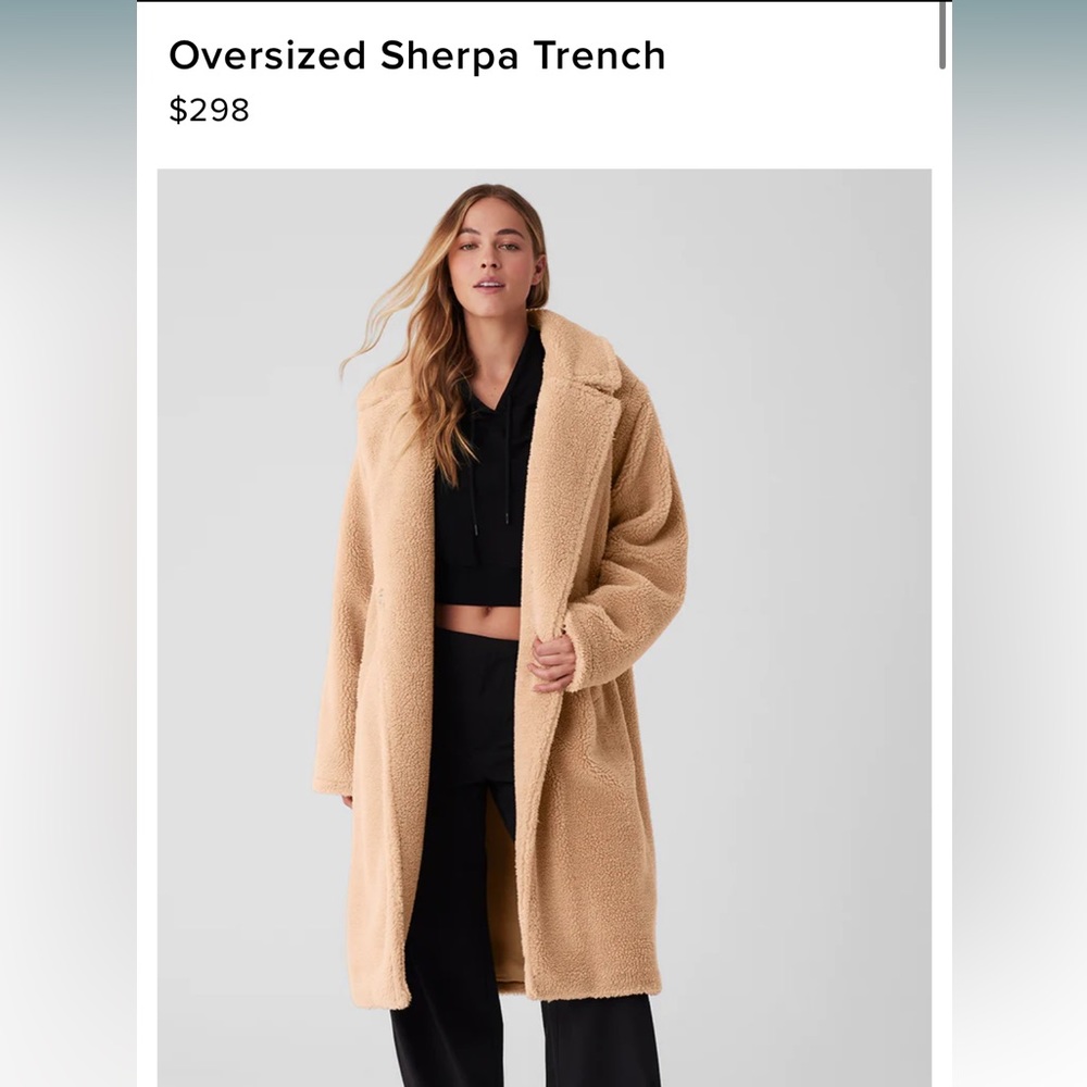 ALO YOGA SHERPA TRENCH!